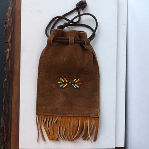 Vintage Native American Leather Pouch